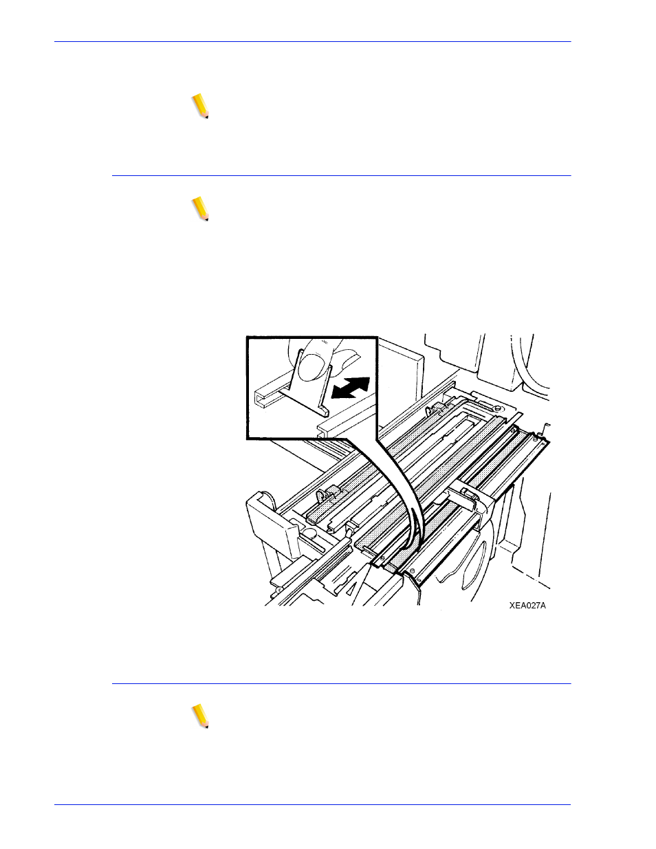 Cleaning the binder tape guides, Cleaning the binder platen | Xerox 128 User Manual | Page 95 / 174