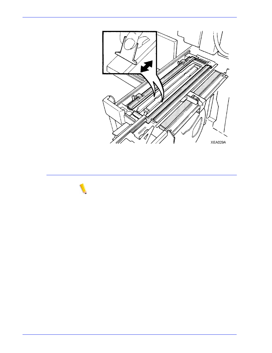 Cleaning the calipers, Cleaning the calipers -51 | Xerox 128 User Manual | Page 97 / 174
