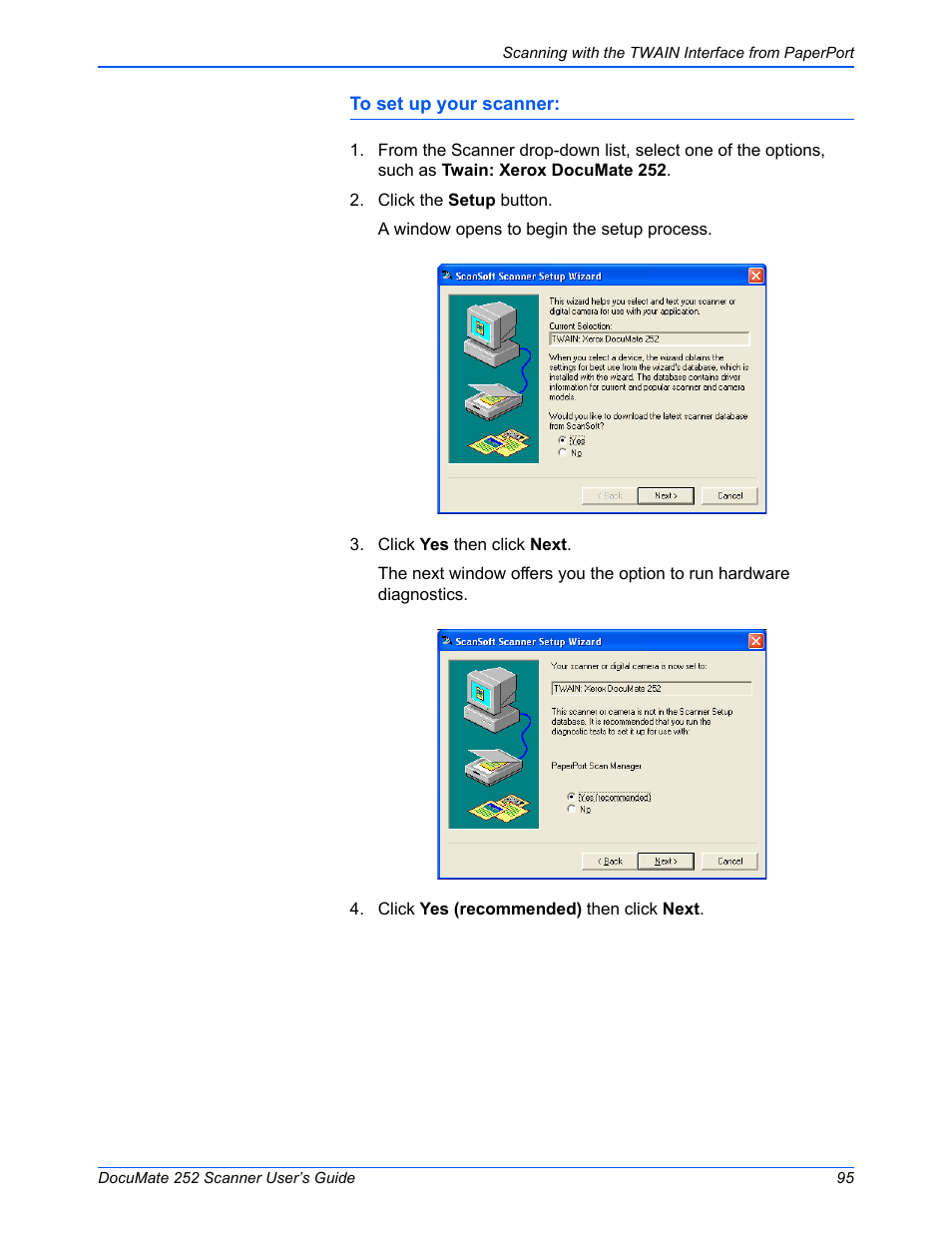 Xerox DOCUMATE 252 User Manual | Page 100 / 133
