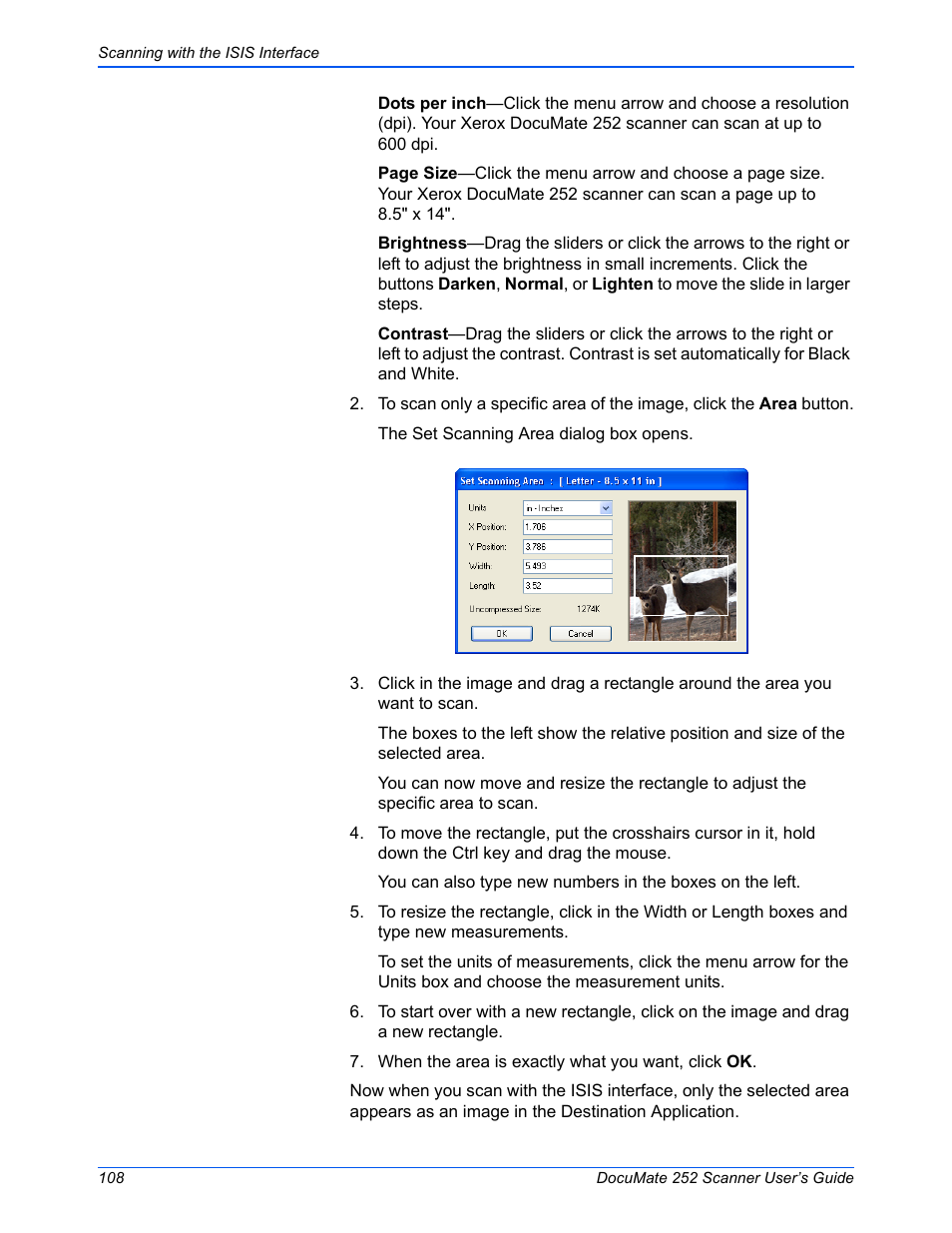 Xerox DOCUMATE 252 User Manual | Page 113 / 133