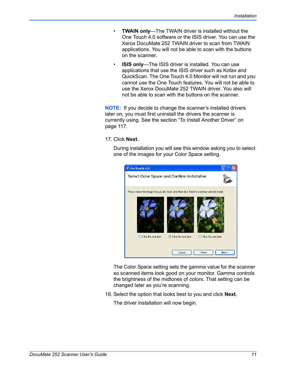 Xerox DOCUMATE 252 User Manual | Page 16 / 133