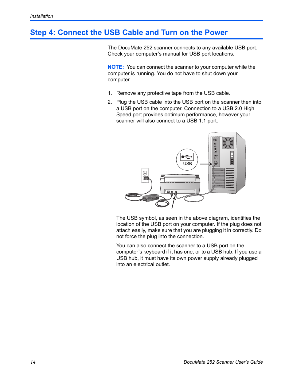 Xerox DOCUMATE 252 User Manual | Page 19 / 133