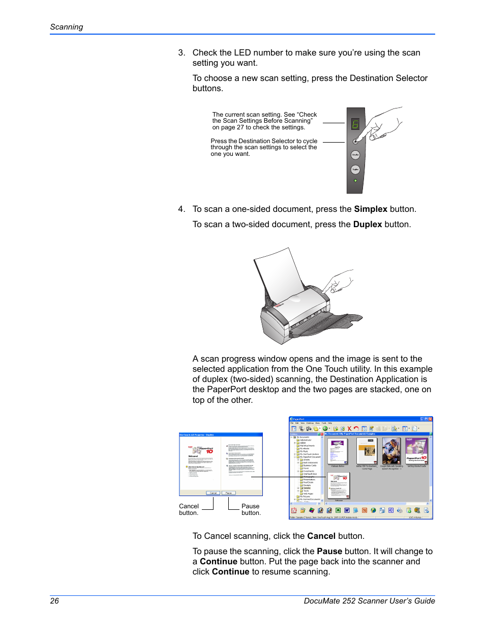 Xerox DOCUMATE 252 User Manual | Page 31 / 133