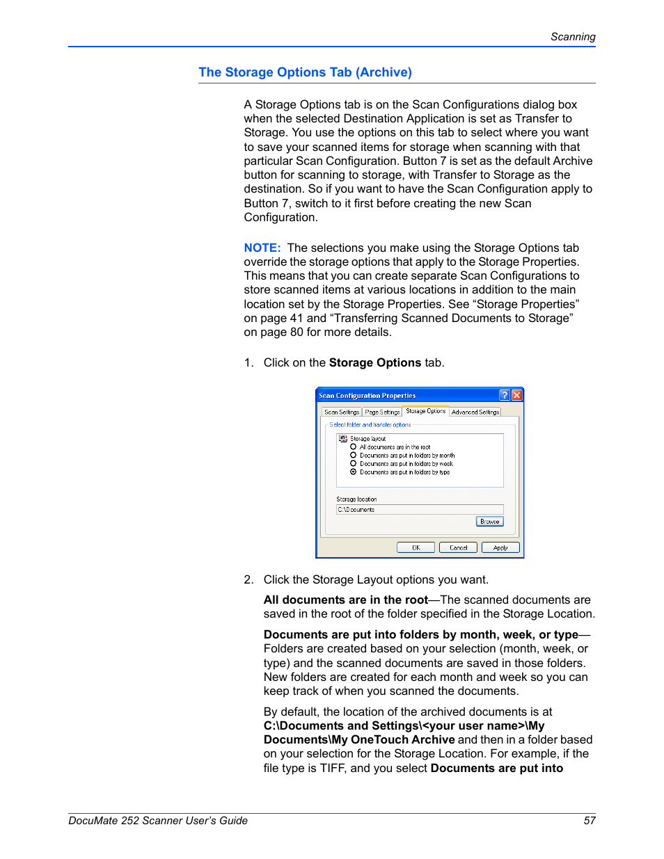 Xerox DOCUMATE 252 User Manual | Page 62 / 133