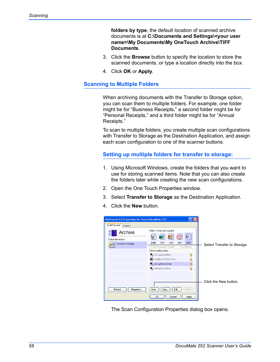 Xerox DOCUMATE 252 User Manual | Page 63 / 133