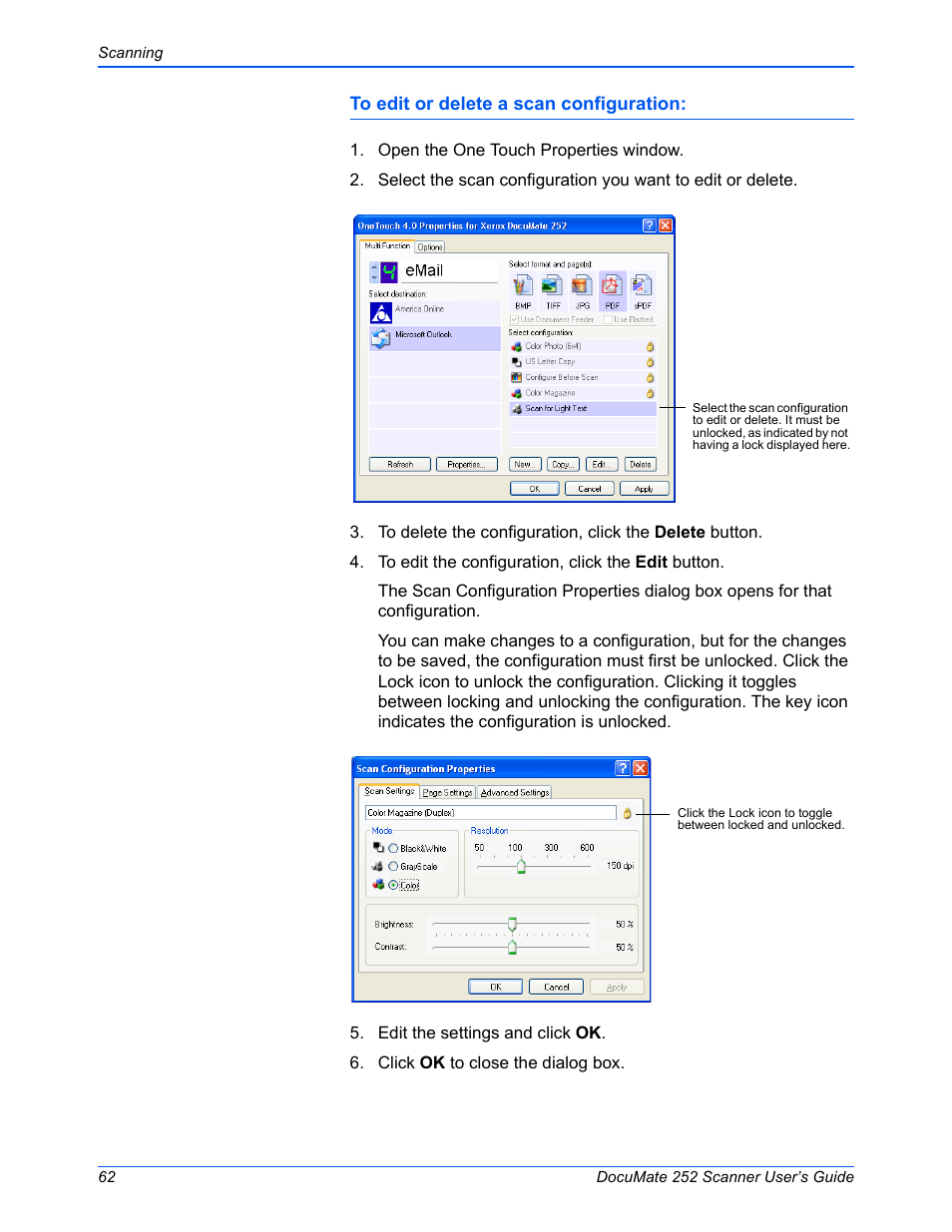 Xerox DOCUMATE 252 User Manual | Page 67 / 133