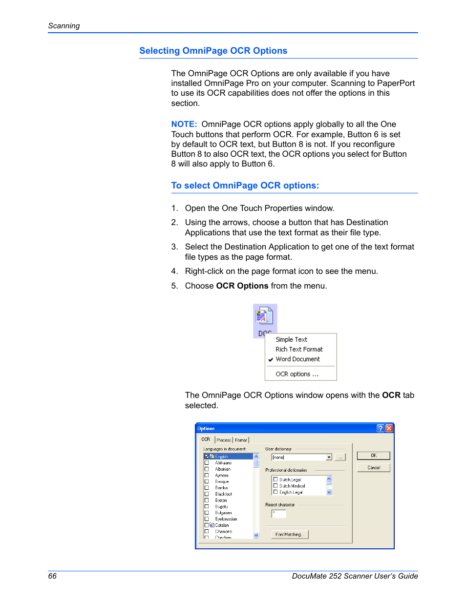 Xerox DOCUMATE 252 User Manual | Page 71 / 133