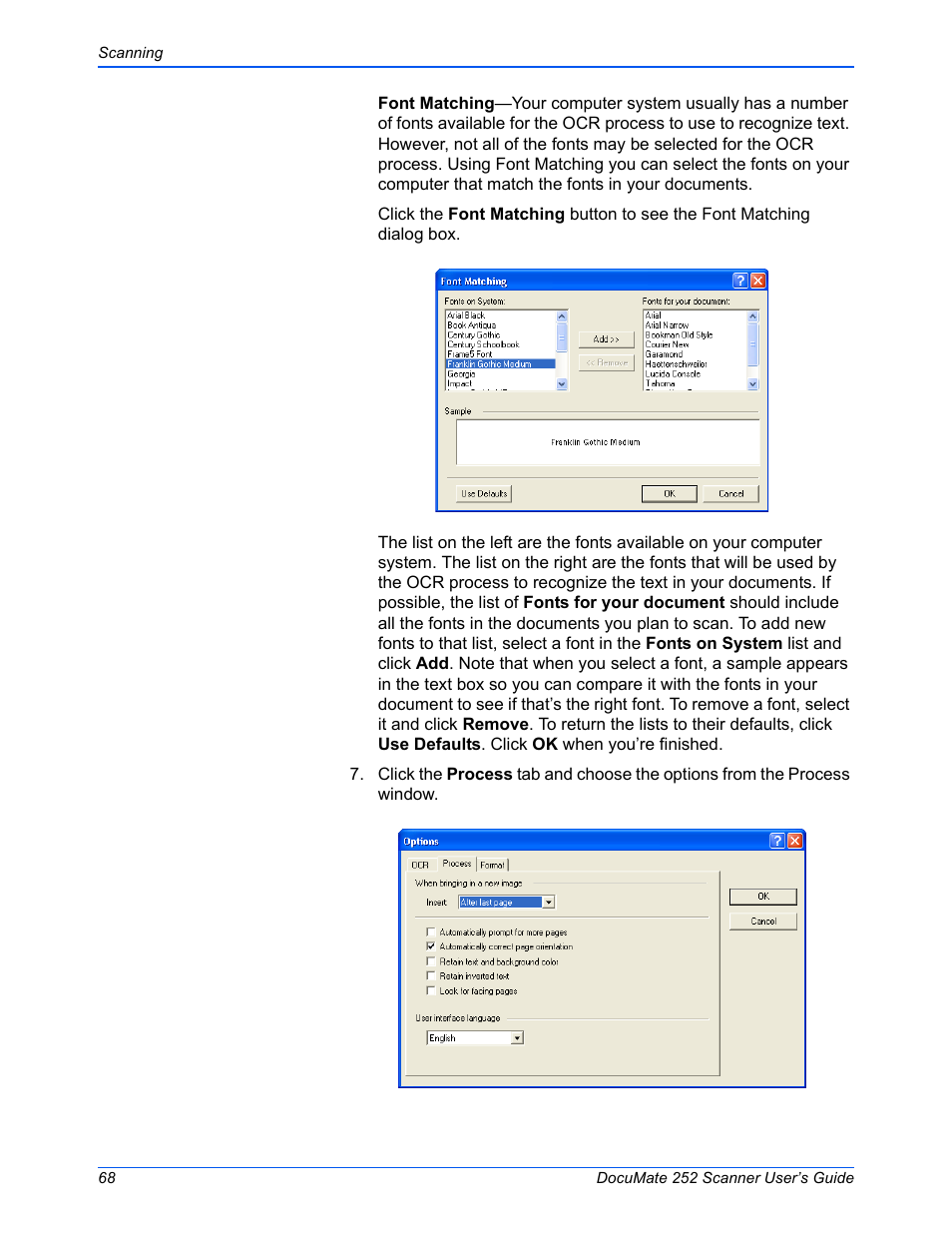 Xerox DOCUMATE 252 User Manual | Page 73 / 133