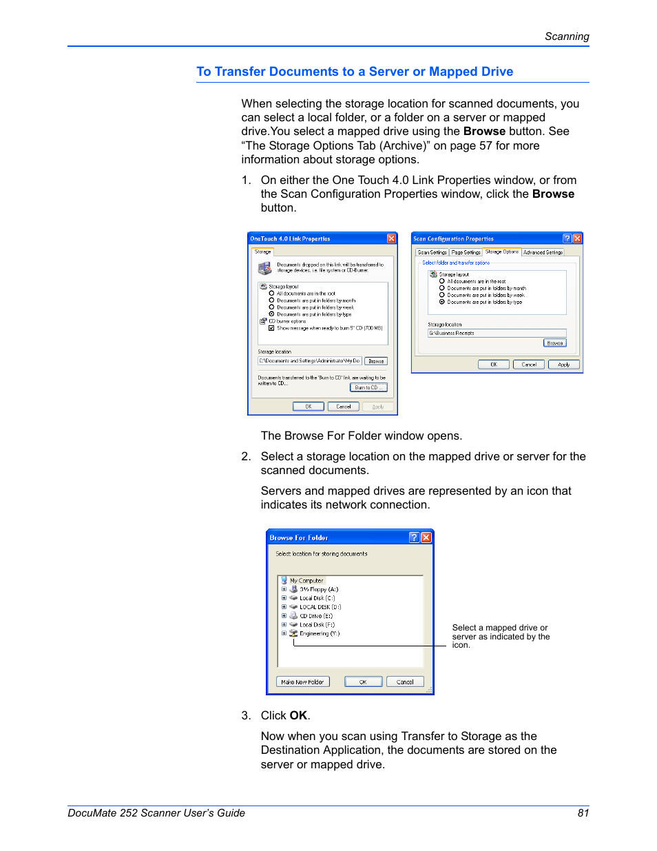 Xerox DOCUMATE 252 User Manual | Page 86 / 133