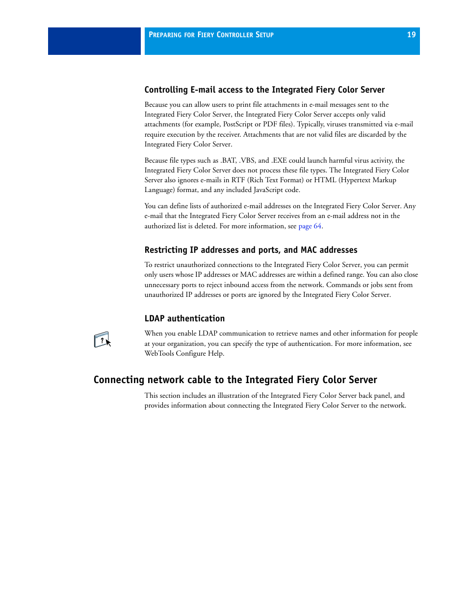 Ldap authentication | Xerox 700 User Manual | Page 19 / 80