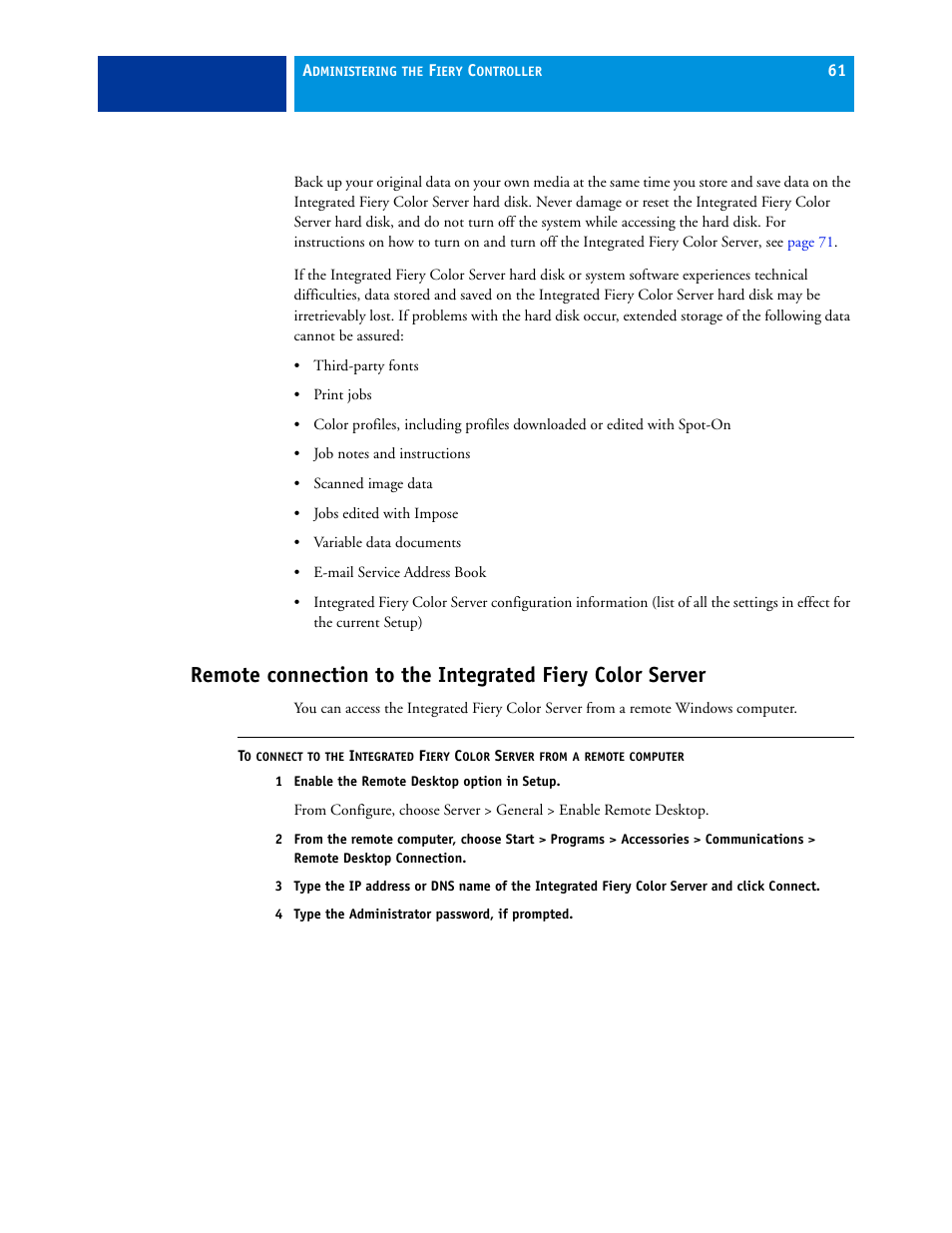 Xerox 700 User Manual | Page 61 / 80