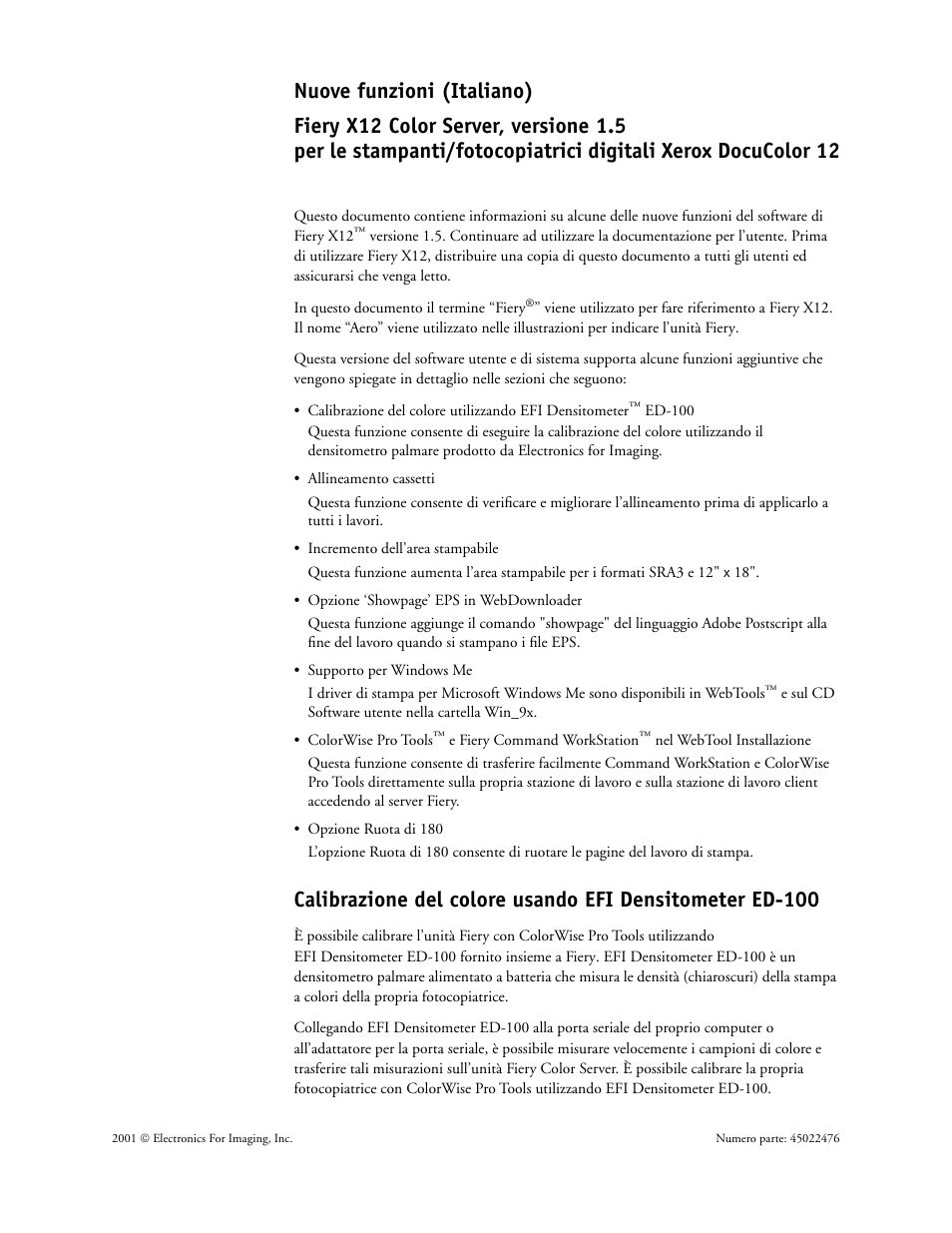 Italiano | Xerox X12 User Manual | Page 23 / 70