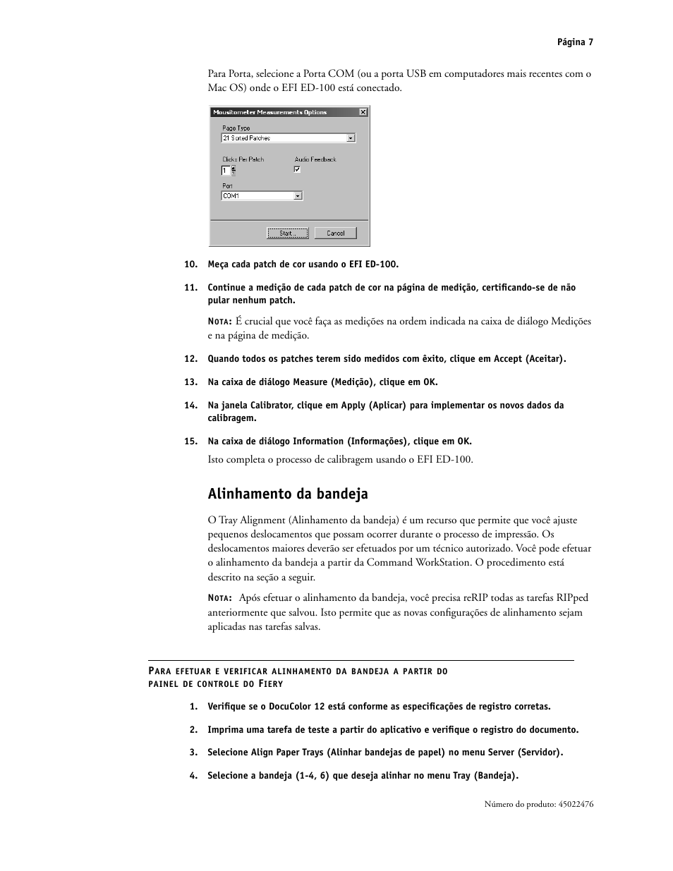 Alinhamento da bandeja | Xerox X12 User Manual | Page 65 / 70