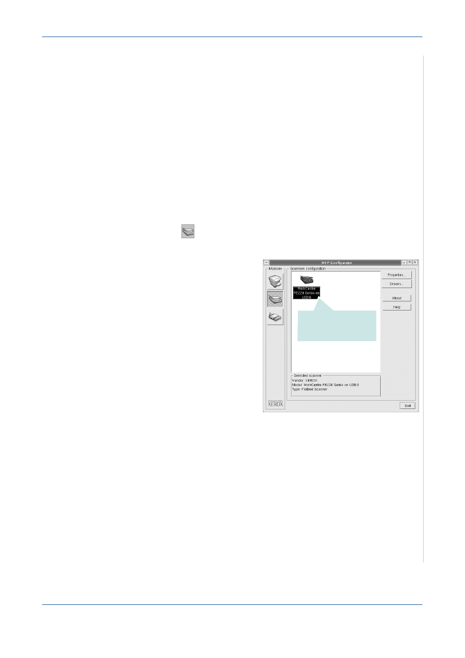 Scanning a document -41, Scanning a document | Xerox PE220 User Manual | Page 107 / 200