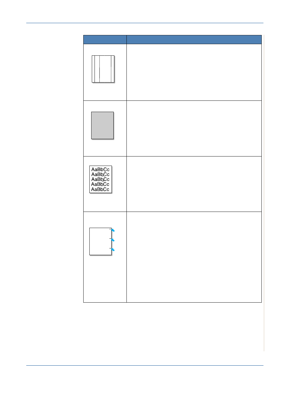 Fective, Vertical repetitive | Xerox PE220 User Manual | Page 175 / 200