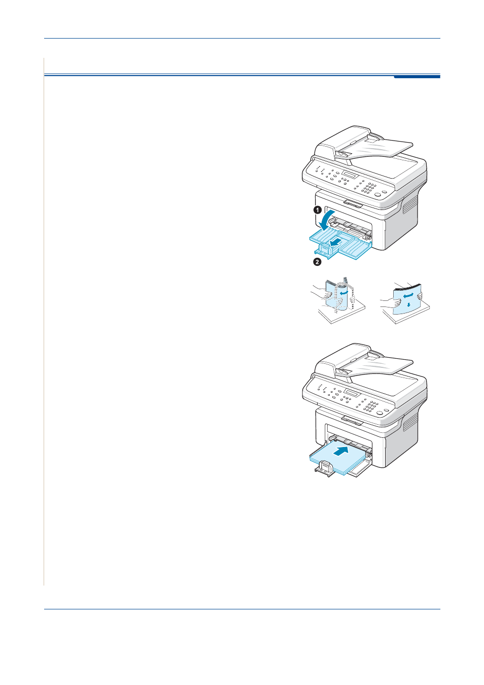 Loading paper, Loading paper -6 | Xerox PE220 User Manual | Page 34 / 200