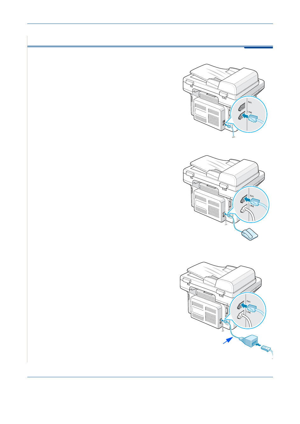 Making connections, Making connections -8 | Xerox PE220 User Manual | Page 36 / 200