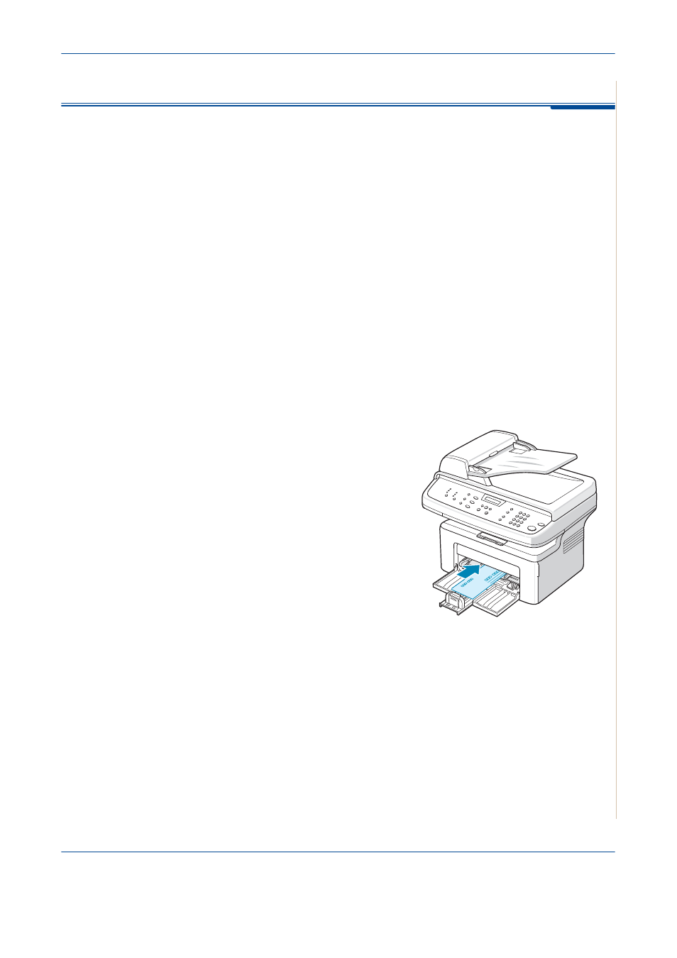 Loading paper, Loading paper -5, Using the paper tray -5 using the manual tray -5 | Using the paper tray, Using the manual tray | Xerox PE220 User Manual | Page 53 / 200