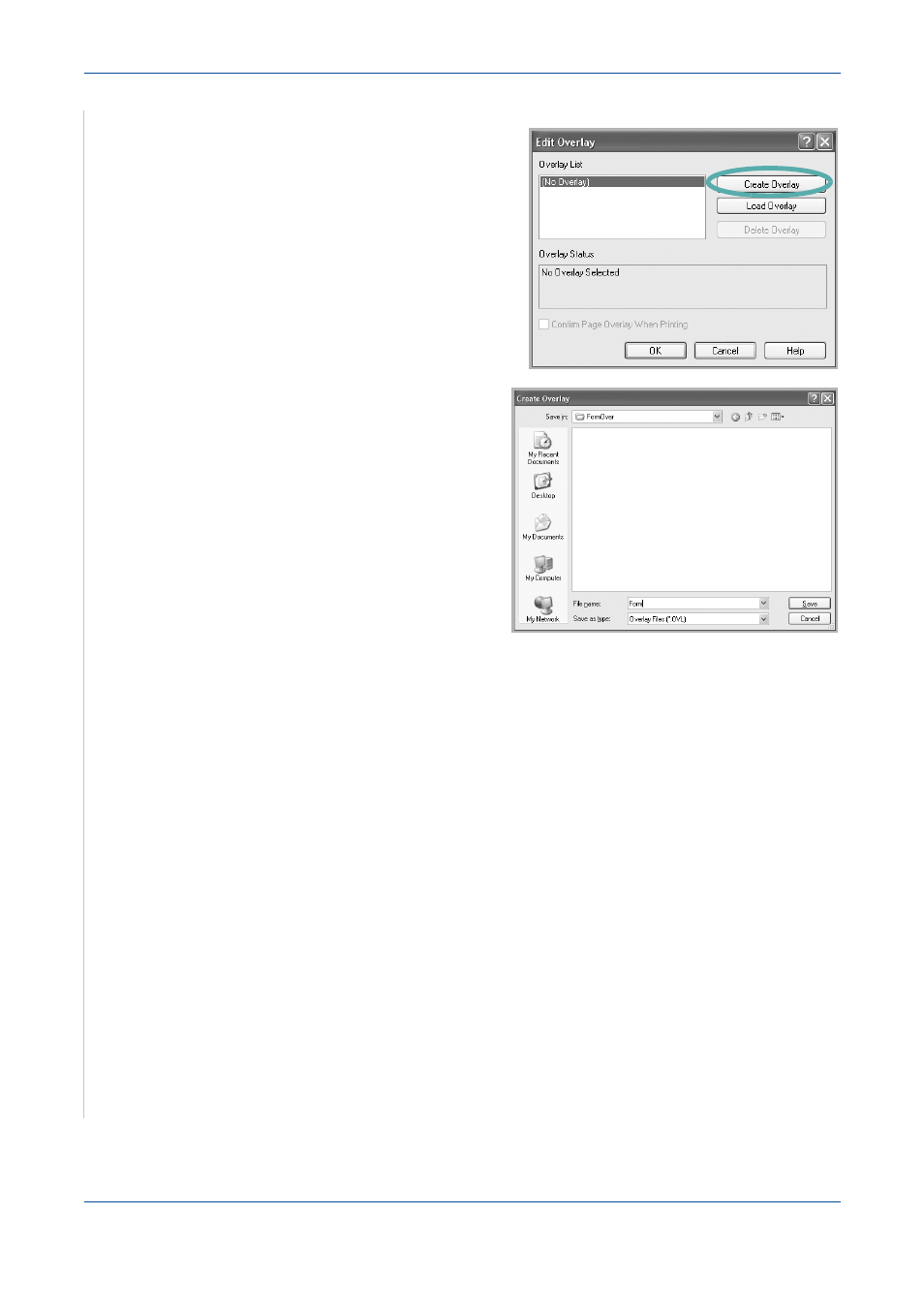 Using a page overlay | Xerox PE220 User Manual | Page 90 / 200