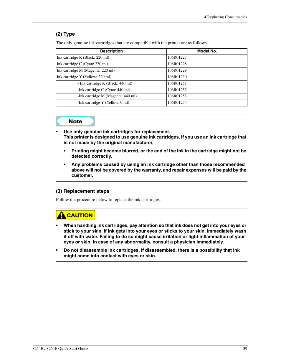 Xerox 8264E  EN User Manual | Page 45 / 50