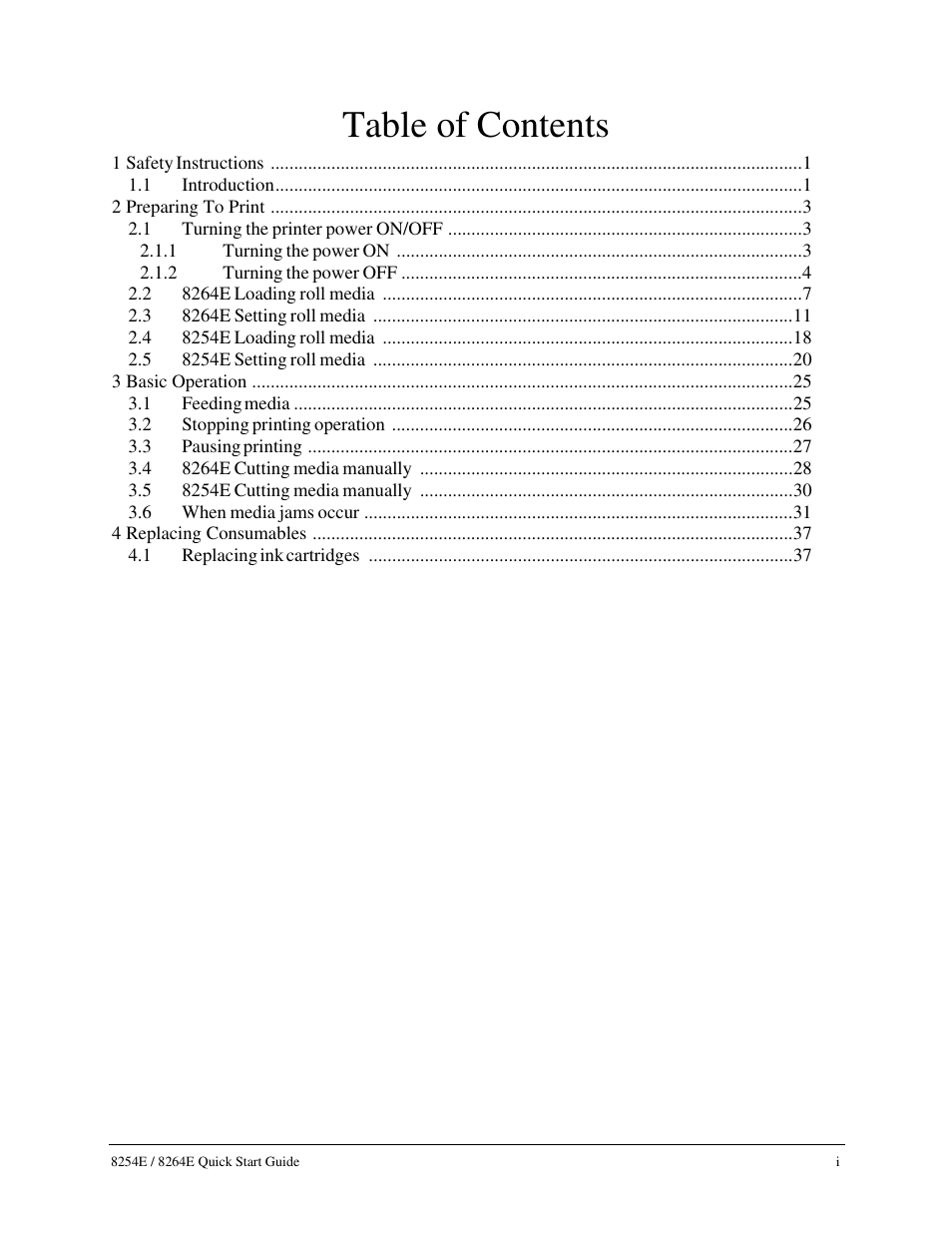 Xerox 8264E  EN User Manual | Page 5 / 50