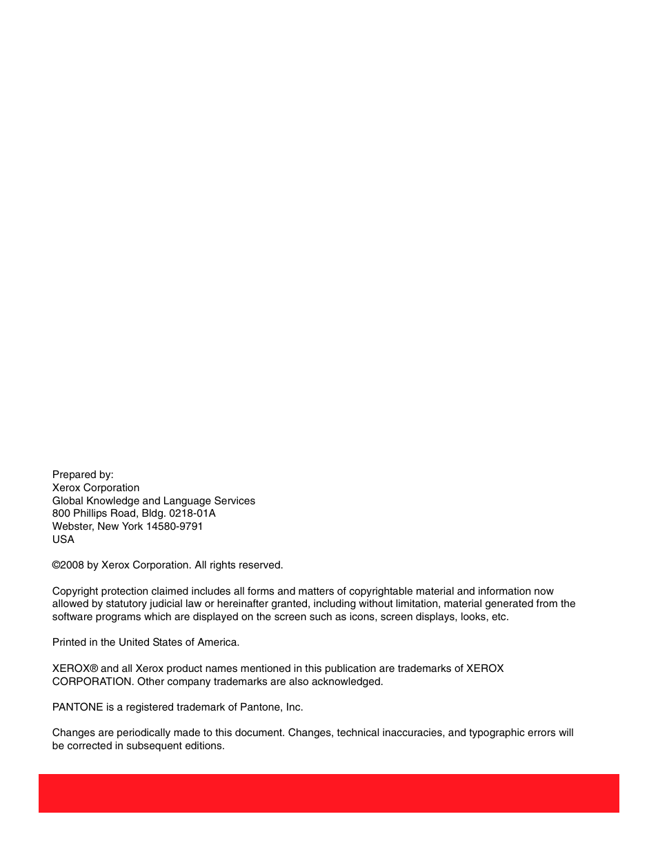 Xerox 8264E  EN User Manual | Page 50 / 50