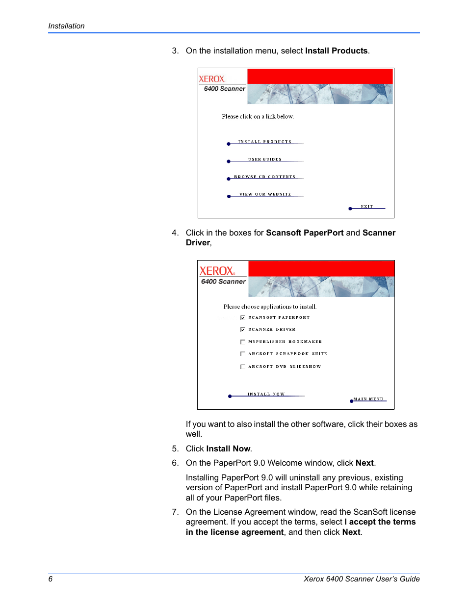 Xerox 6400 User Manual | Page 11 / 103