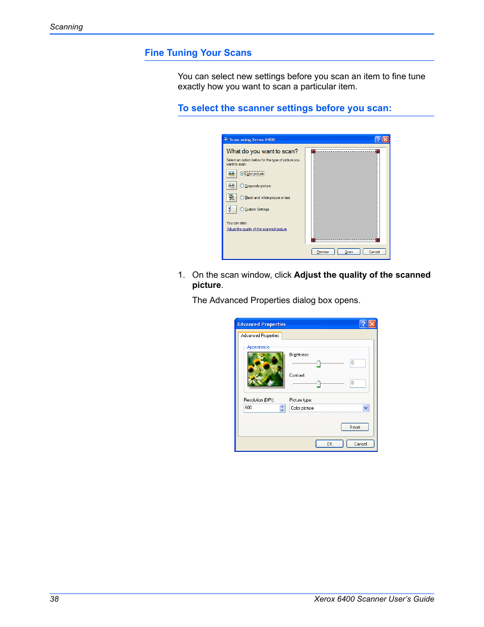 Xerox 6400 User Manual | Page 43 / 103