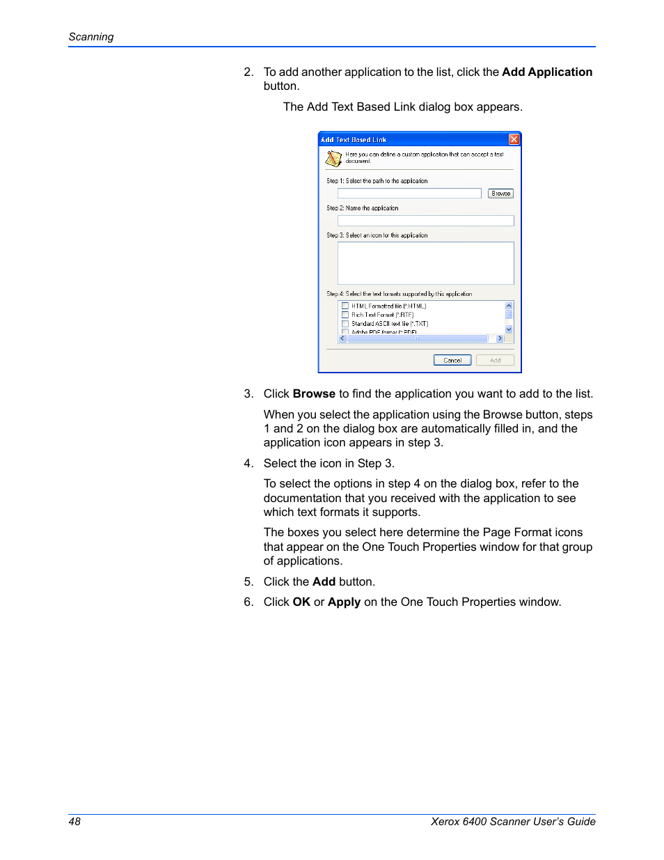 Xerox 6400 User Manual | Page 53 / 103