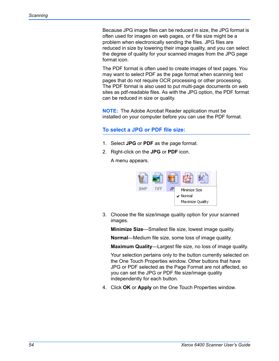 Xerox 6400 User Manual | Page 59 / 103