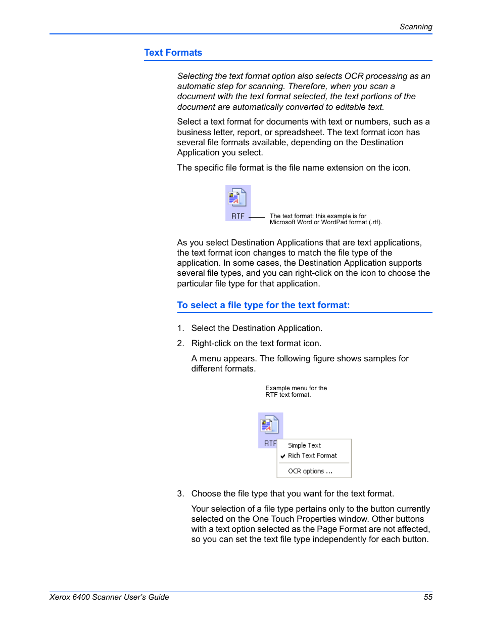 Xerox 6400 User Manual | Page 60 / 103