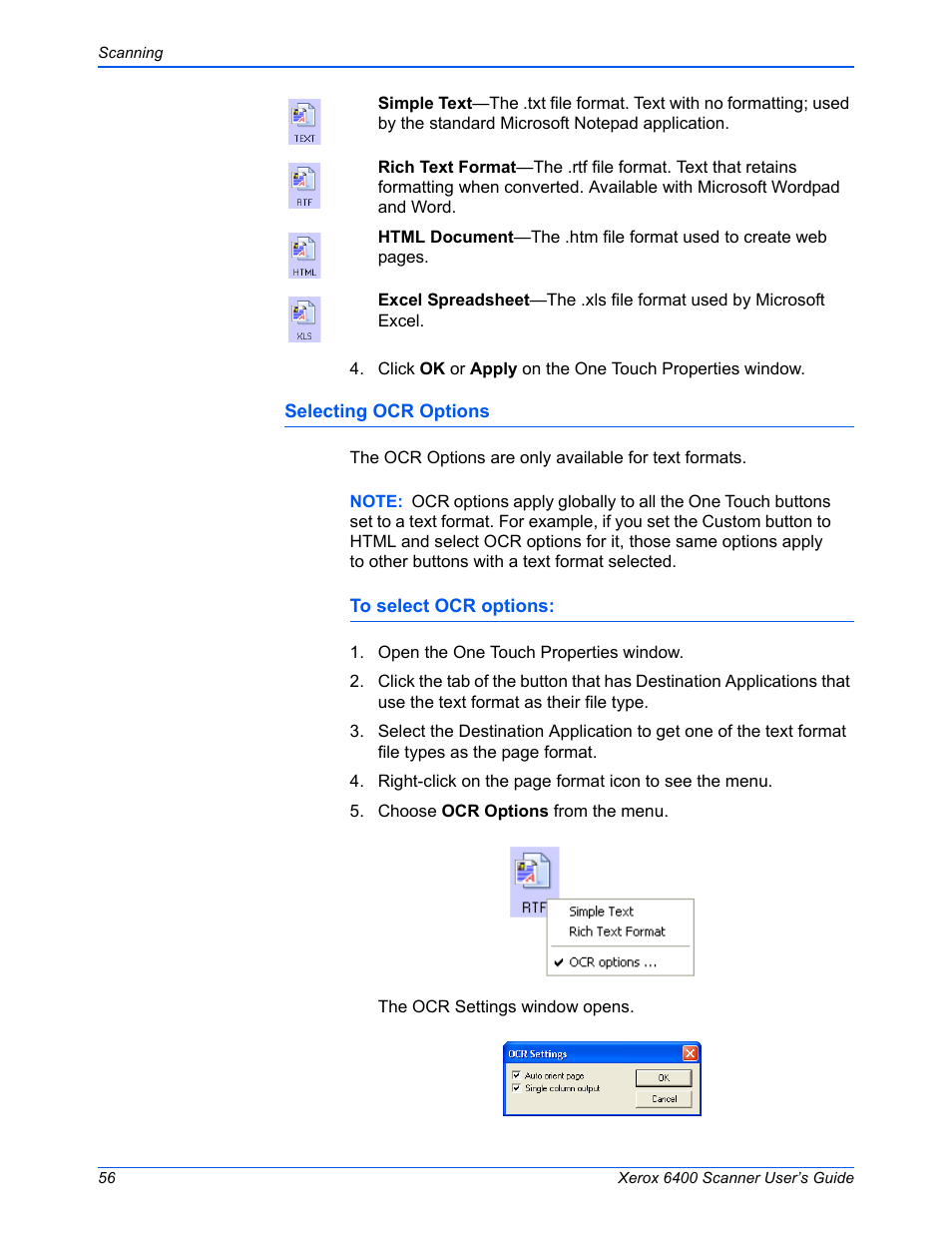 Xerox 6400 User Manual | Page 61 / 103