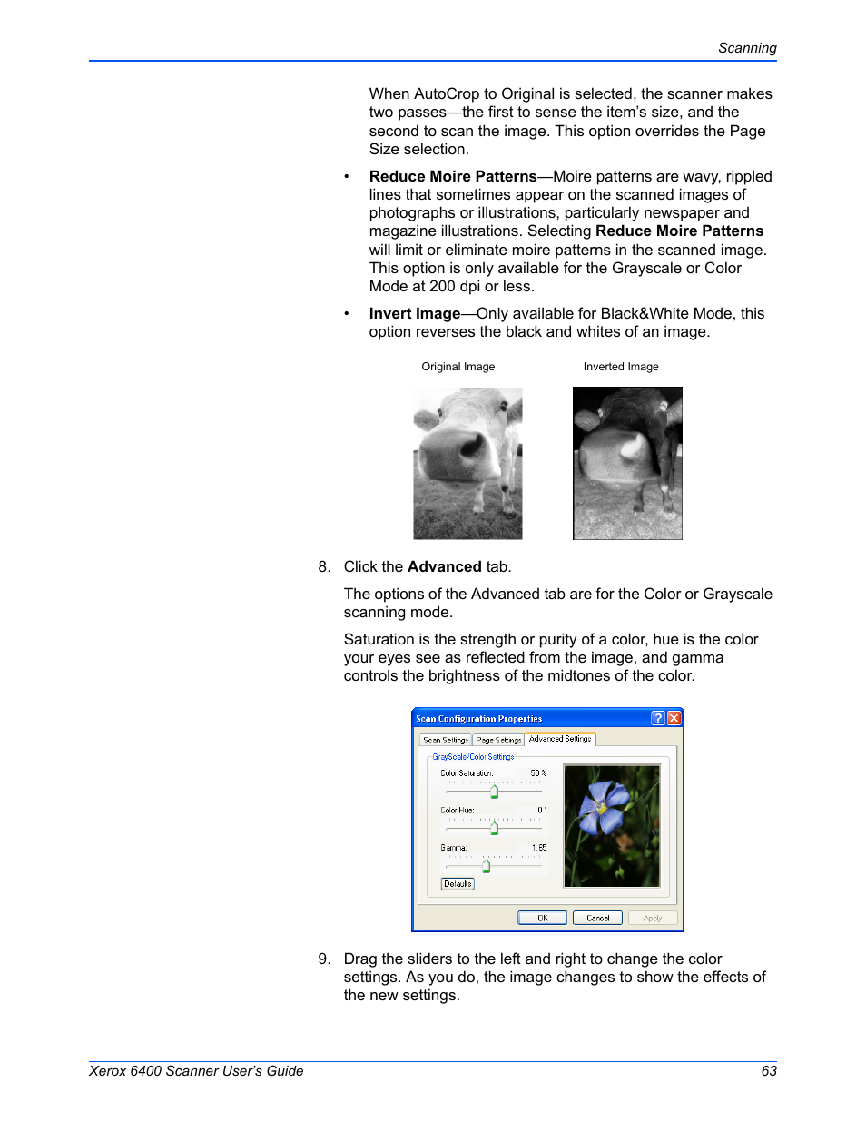 Xerox 6400 User Manual | Page 68 / 103