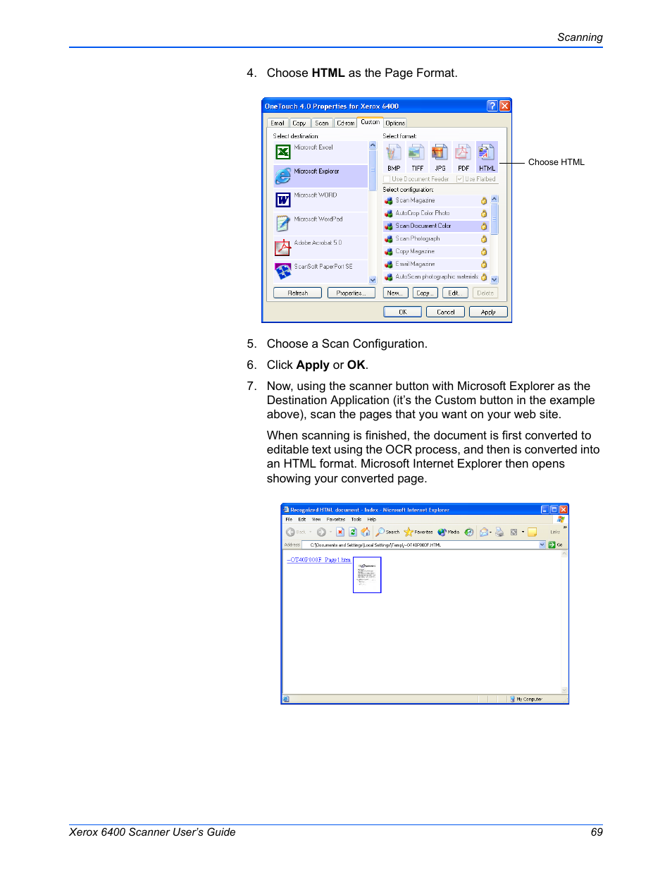 Xerox 6400 User Manual | Page 74 / 103