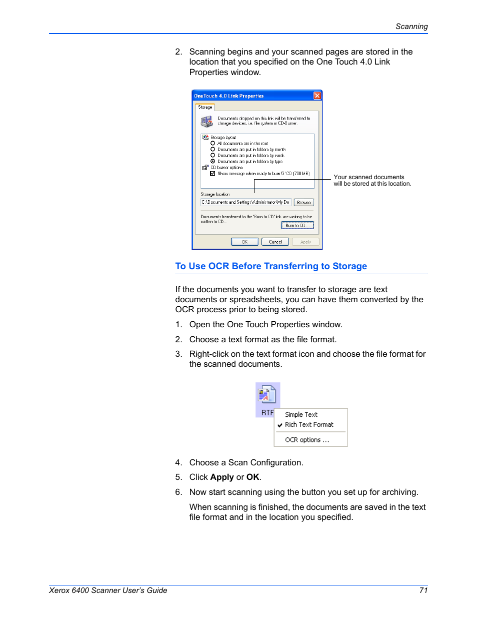 Xerox 6400 User Manual | Page 76 / 103