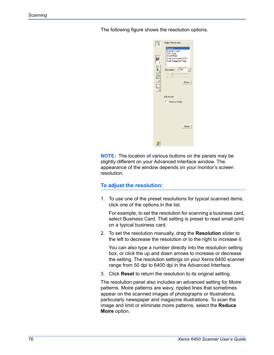 Xerox 6400 User Manual | Page 81 / 103