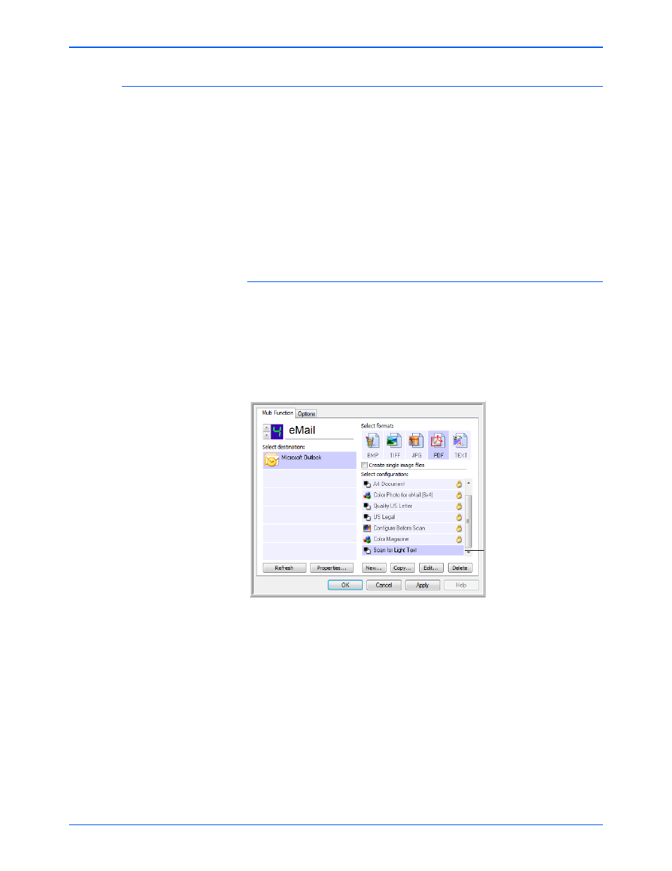 Editing or deleting scan configurations | Xerox DocuMate 162 User Manual | Page 39 / 98