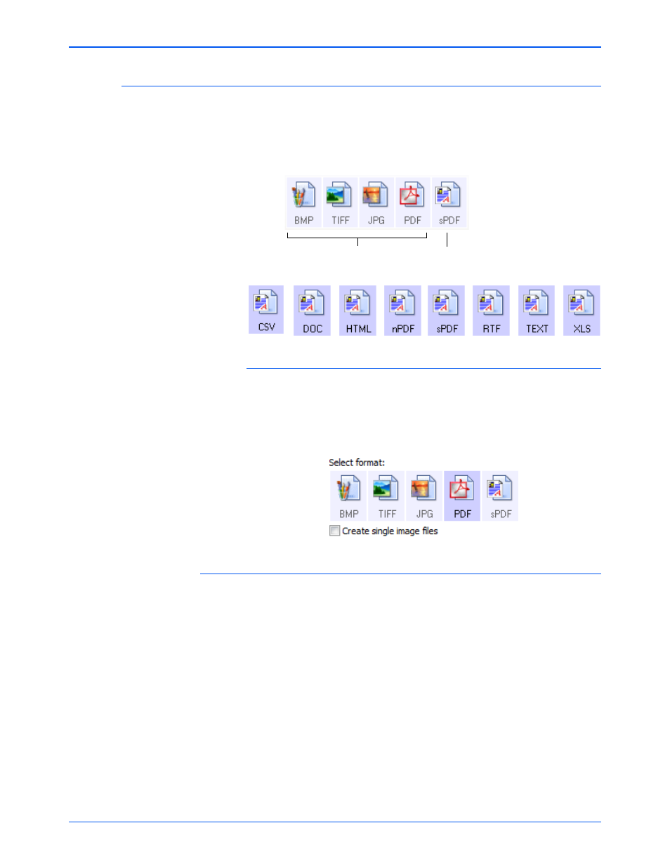 Selecting page format options | Xerox DocuMate 162 User Manual | Page 40 / 98