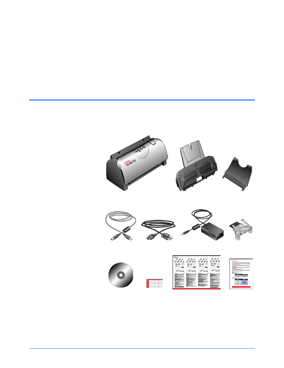 Welcome, What’s in the box | Xerox DocuMate 162 User Manual | Page 6 / 98
