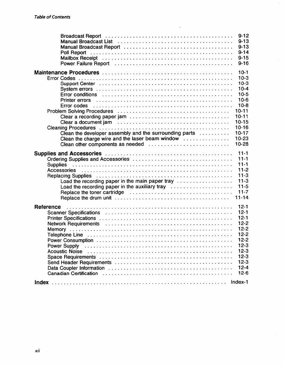 Xerox 7042 User Manual | Page 10 / 182