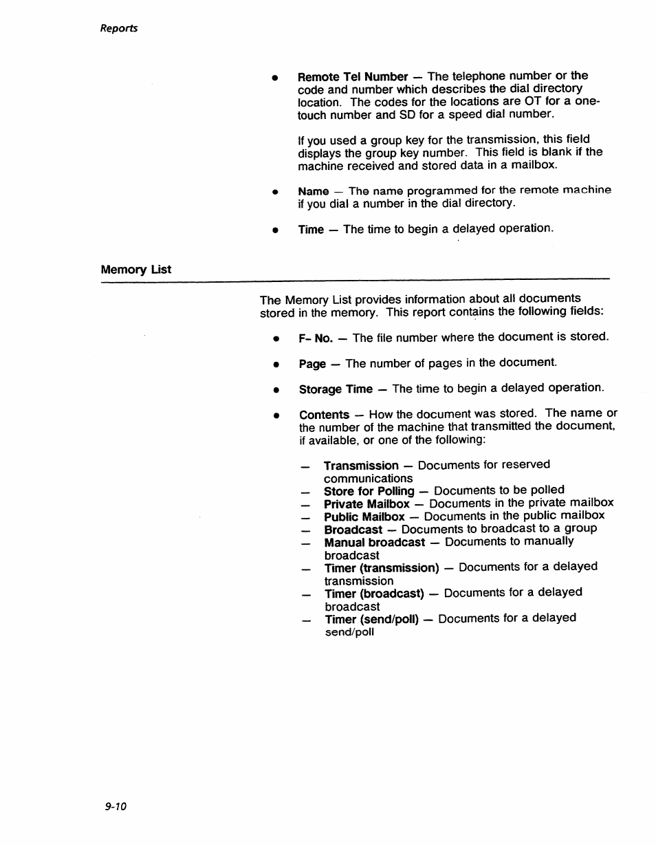 Reports | Xerox 7042 User Manual | Page 116 / 182