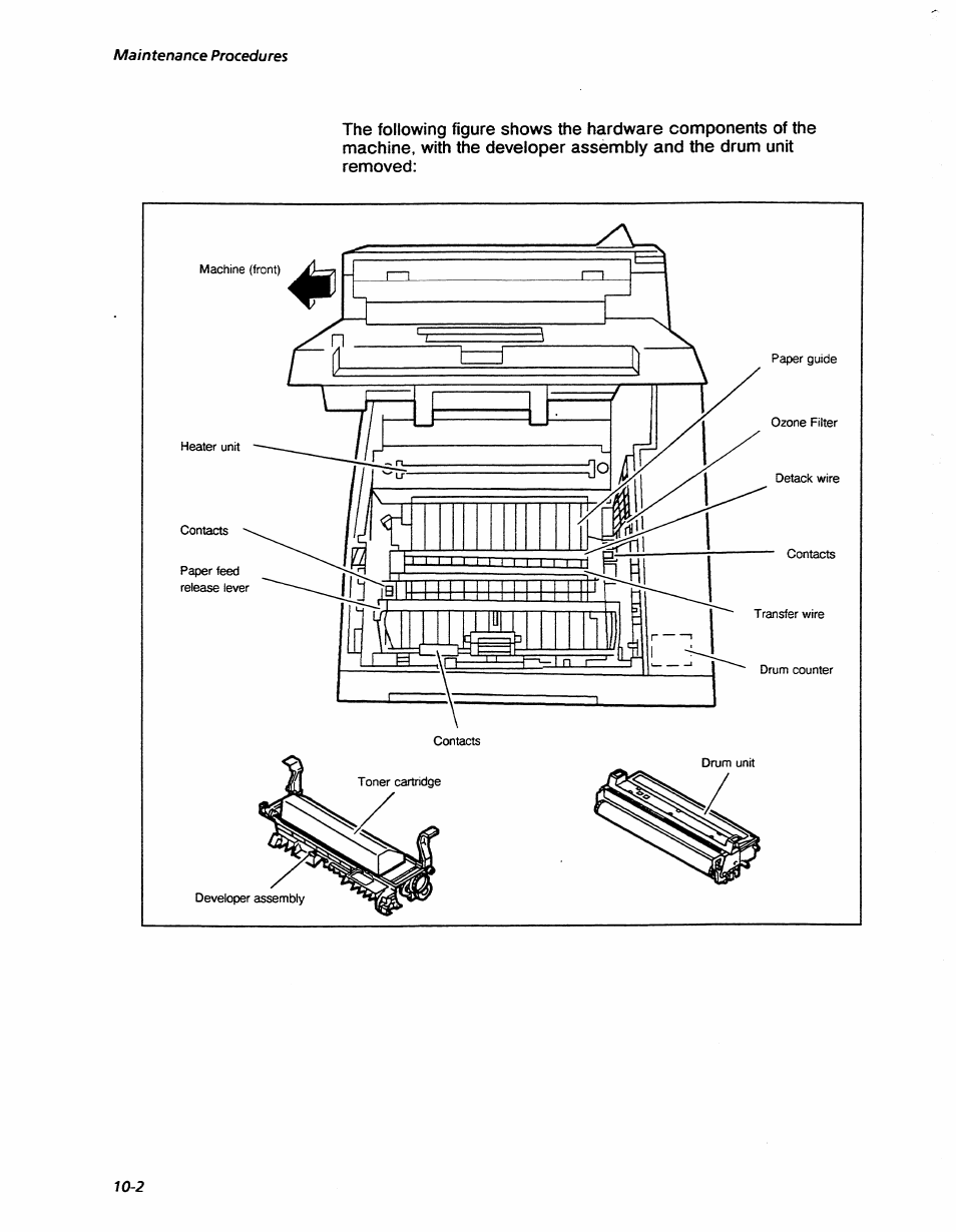 Maintenance procedures | Xerox 7042 User Manual | Page 124 / 182