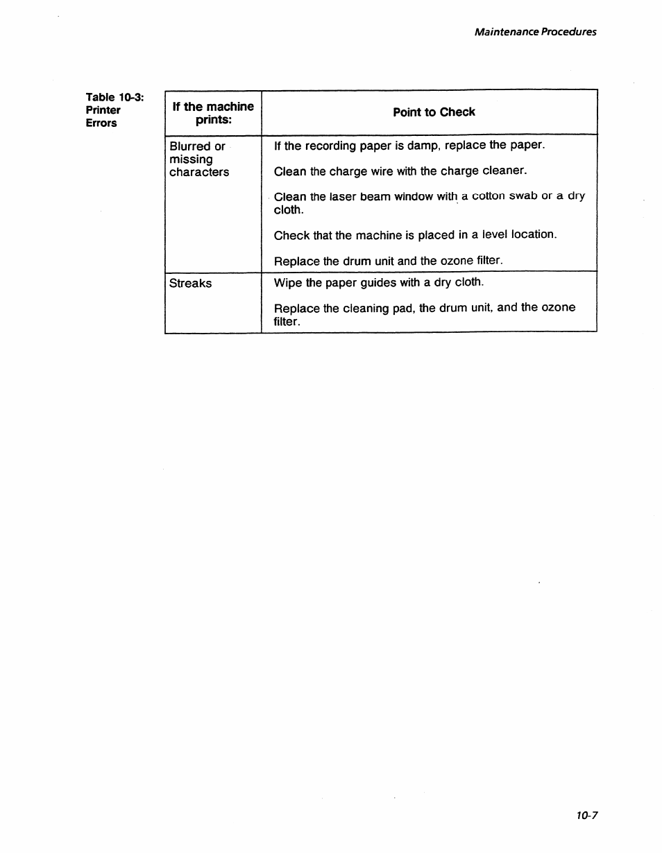Maintenance procedures | Xerox 7042 User Manual | Page 129 / 182
