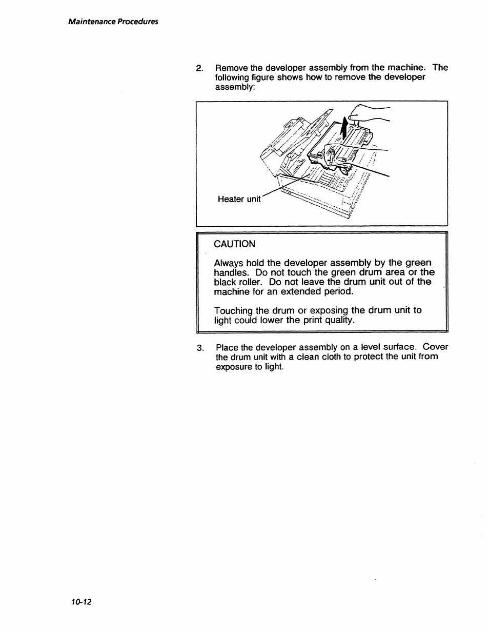 Maintenance procedures | Xerox 7042 User Manual | Page 134 / 182