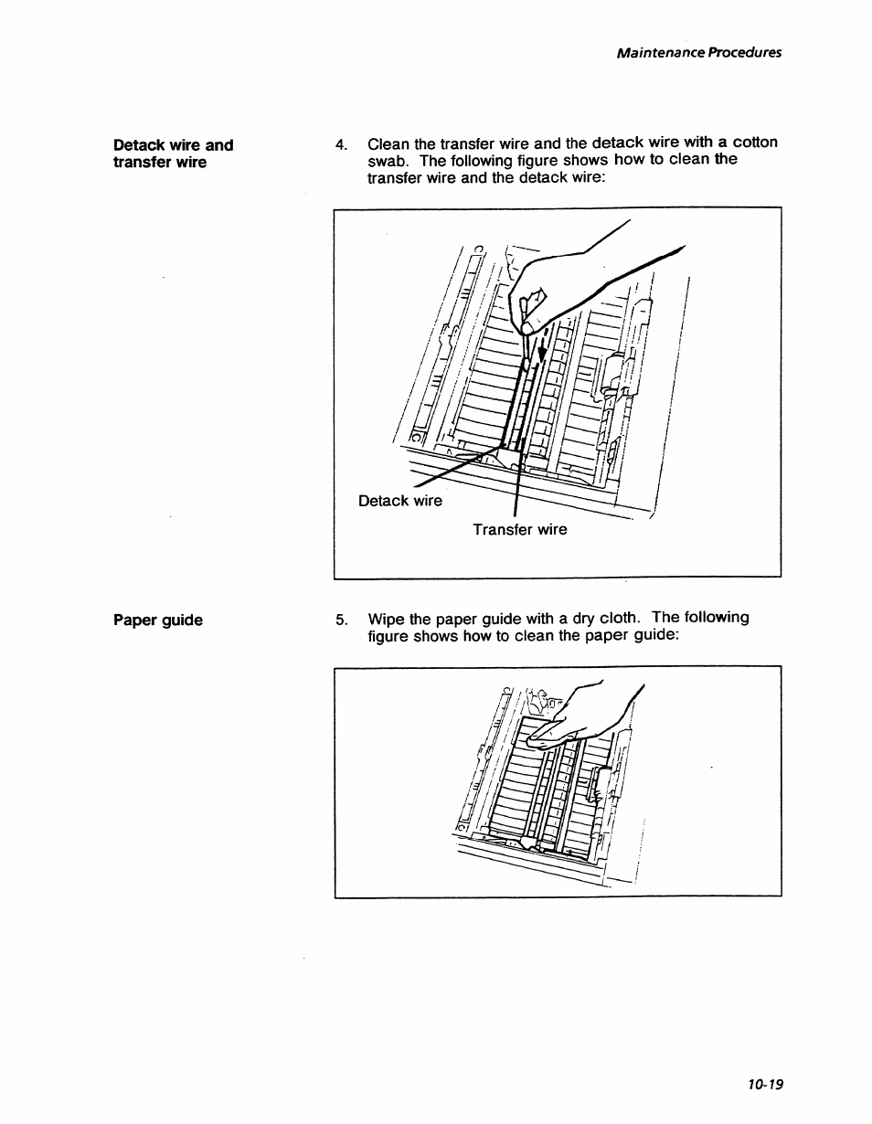 Maintenance procedures | Xerox 7042 User Manual | Page 141 / 182