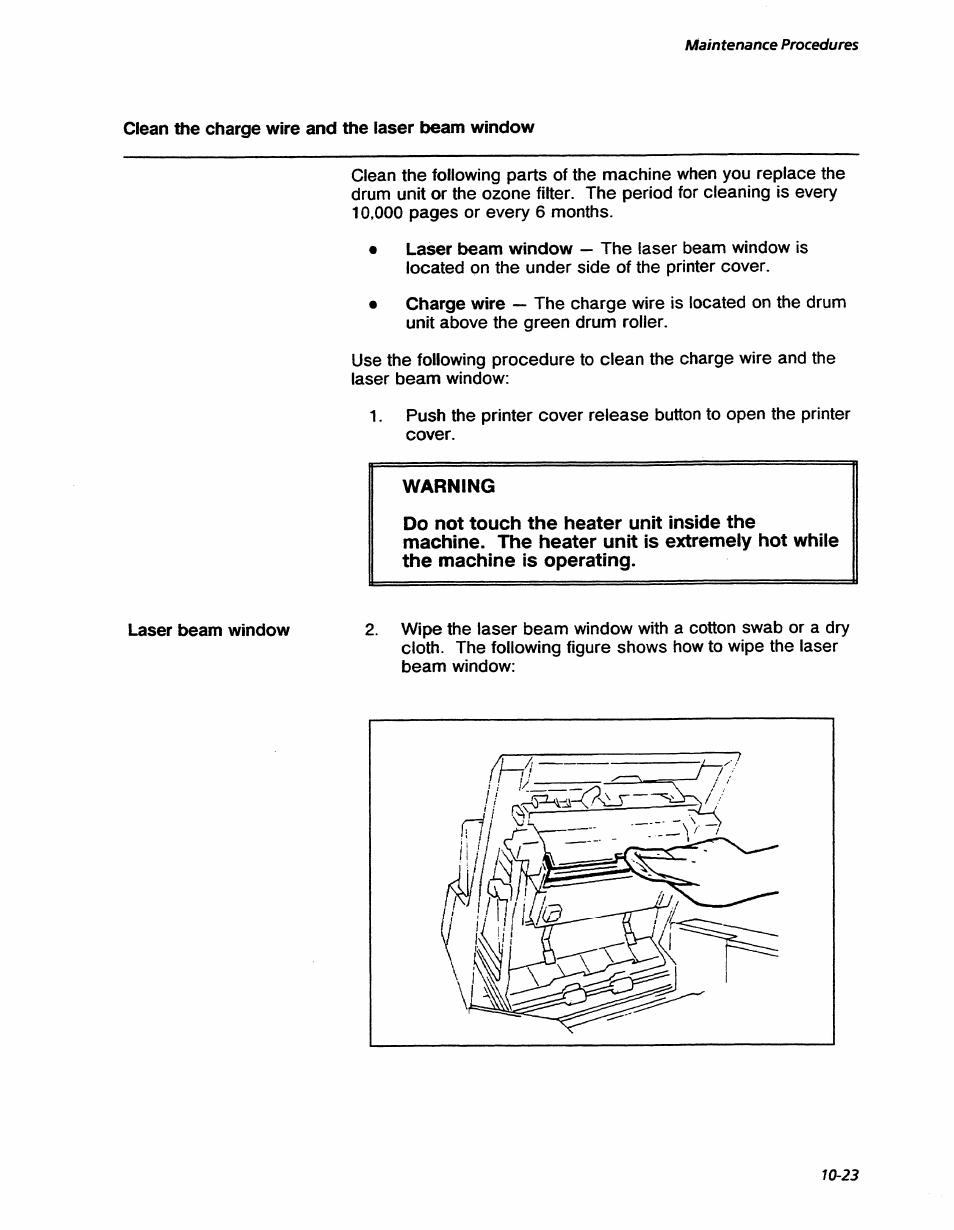 Maintenance procedures | Xerox 7042 User Manual | Page 145 / 182