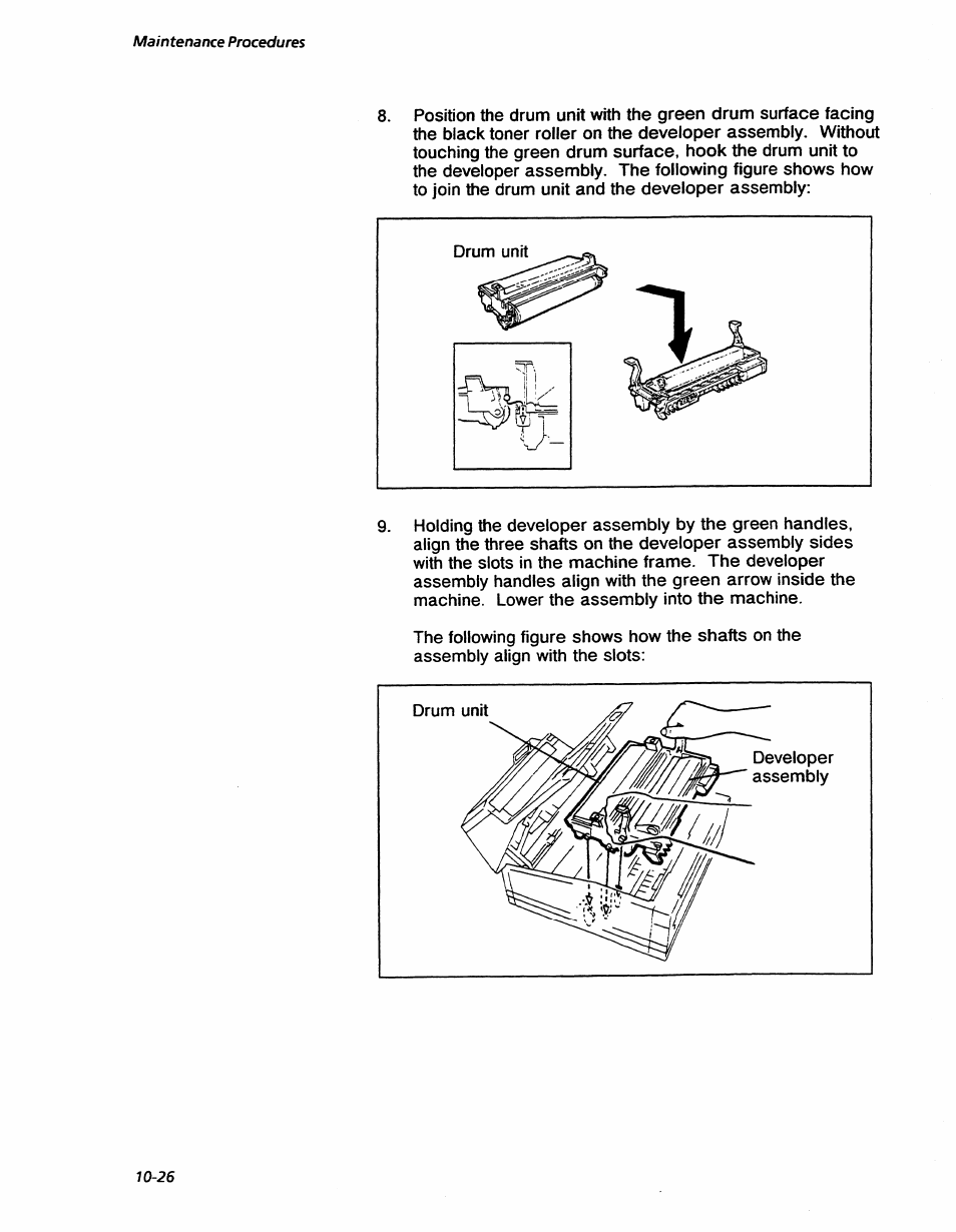 Maintenance procedures | Xerox 7042 User Manual | Page 148 / 182