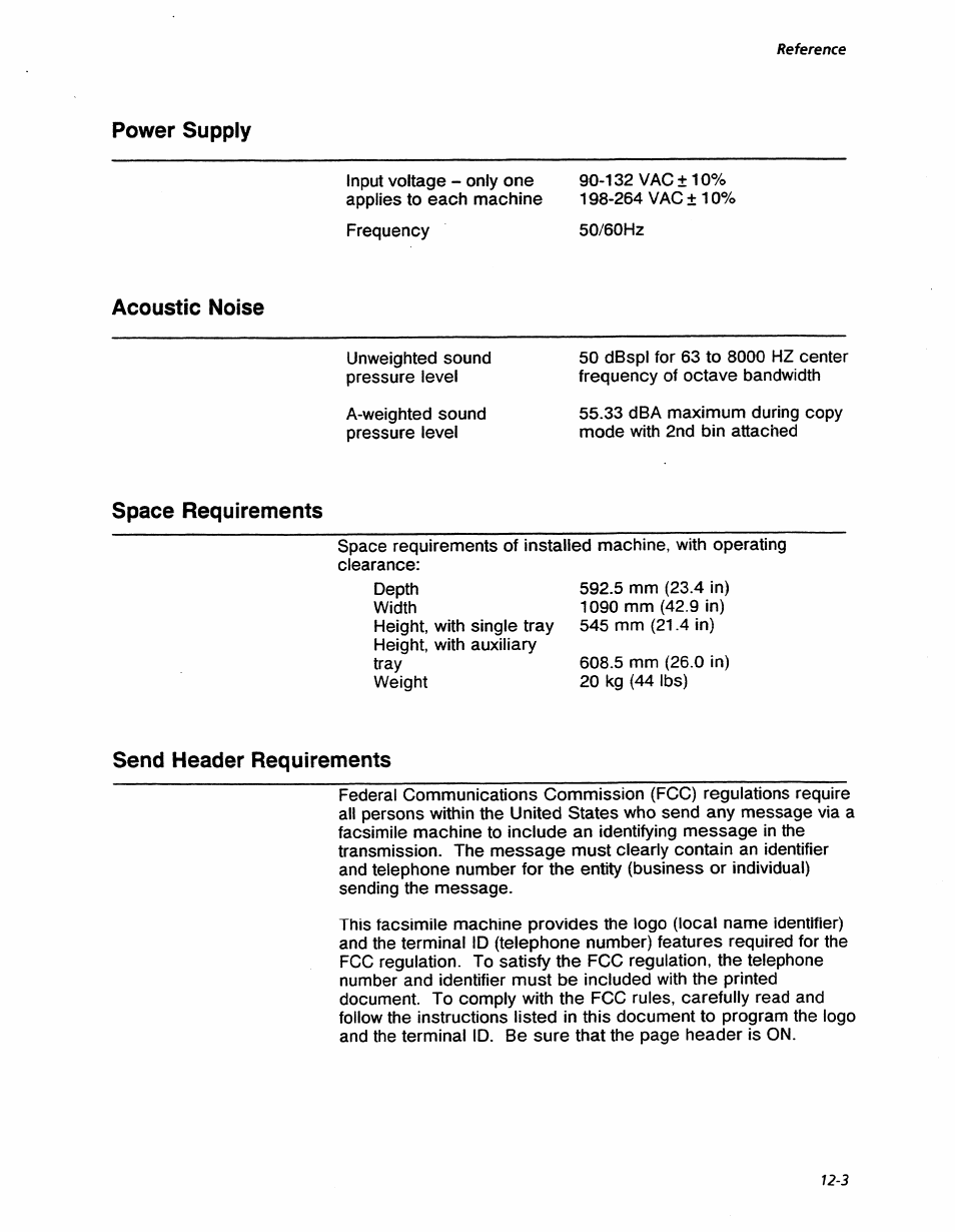 Power supply, Power supply -3, Reference | Xerox 7042 User Manual | Page 175 / 182
