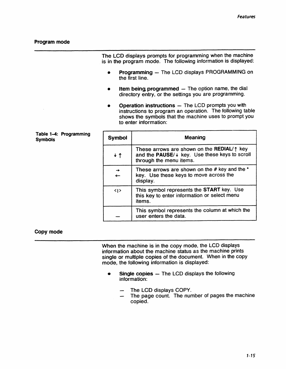 Features | Xerox 7042 User Manual | Page 29 / 182