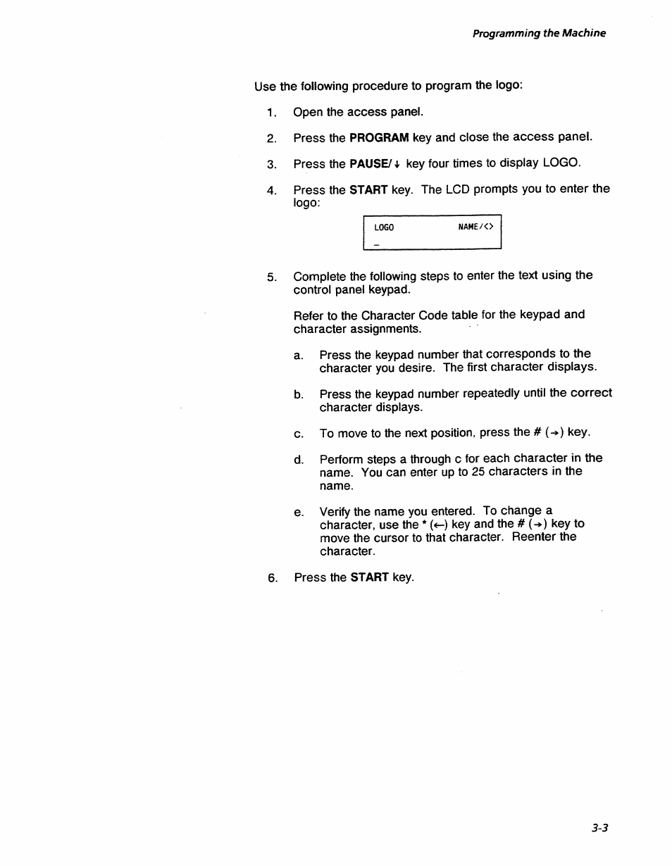 Programming the machine | Xerox 7042 User Manual | Page 37 / 182